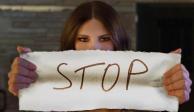 Fotografía publicada por Laura Pausini en protesta por la violencia contra la mujer.