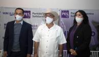 Líderes del PES destacan que Hipólito Mora de integre al partido.