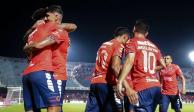 Jugadores del Veracruz festejan un gol en el Torneo Apertura 2019 de la Liga MX.