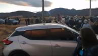 La agresión al vehículo de Juan Carlos Loera,precandidato al gobierno de Chihuahua.