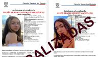 La Fiscalía informó la localización deMaría Roque y Alice Realivazquez.