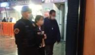 Policías de la SSC resguardaron a un hombre que se extravió en las inmediaciones de la estación Pantitlán del Metro CDMX