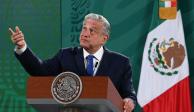 Conferencia mañanera encabezada por Andrés Manuel López Obrador, presidente de México, la cual se lleva a cabo en el Salón Tesorería de Palacio Nacional