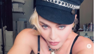 Madonna publicó imágenes de una sesión de fotos.