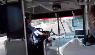 El conductor se negó a usar el cubrebocas e incluso instó a la pasajera a abandonar el camión si eso no le parecía su decisión
