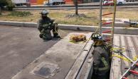 Los bomberos de la Ciudad de México informaron sobre el rescate de un perrito en la alcaldía Tláhuac