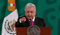 AMLO, Presidente de México, encabeza este miércoles 20 de mayo, desde Palacio Nacional, la mañanera.