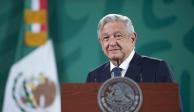 AMLO, Presidente de México, encabeza este lunes 31 de mayo, desde Palacio Nacional, la mañanera.