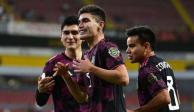 Jugadores de México celebran un gol en marzo pasado en el Preolímpico de la Concacaf.