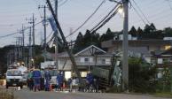 El lugar de un accidente de tráfico en Yachimata, prefectura de Chiba, donde un camión conducido por un hombre borracho se estrelló contra alumnos de la escuela primaria