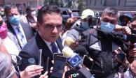 Silvano Aureoles entrega las pruebas de la supuesta intervención del narcotráfico en las elecciones del 6 de junio en Michoacán