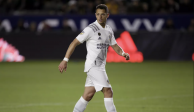Javier "Chicharito" Hernández durante un partido con el Galaxy en la MLS.