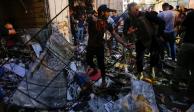 De acuerdo con la agencia estatal de noticias, la explosión en un mercado de Bagdad fue producto de la detonación de un artefacto explosivo.