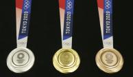 Las medallas de los Juegos Olímpicos 2021.