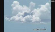 Volcán submarino hace erupción en Japón