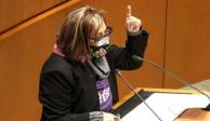 Malú Micher renuncia a Morena en el Senado de la República