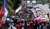 AMLO señaló que el origen de la migración tiene que ver con la pobreza y la necesidad, aunque&nbsp; en el caso particular de Haití se relaciona también con la inestabilidad política