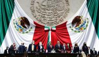 Adán Augusto López, secretario de Gobernación, entregó el tercer informe de gobierno de Andrés Manuel López Obrador, presidente de México, en la Cámara de Diputados.