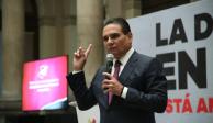 Silvano Aureoles,&nbsp;aspirante a la Presidencia de México, señala que la iniciativa de Reforma Electoral va en contra de la democracia.&nbsp;