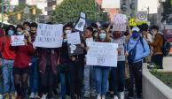 Estudiantes del Instituto Politécnico Nacional (IPN) realizaron una marcha que  como protesta a las modificaciones a la Ley Orgánica de este instituto
