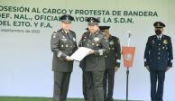 Los generales Luis Cresencio Sandoval y Agustín Radilla, ayer.