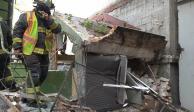 Tras la explosión, el domicilio de la alcaldía Cuauhtémoc quedó con "daños severos" en los muros.