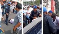 Turba intenta linchar a presunto ladrón en calles de Tlalpan