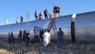 De los&nbsp;10 vagones del tren, siete se descarrilaron en un accidente en el estado de Montana, en Estados Unidos.