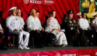 Realizan desfile por los 200 años de la Armada de México, desde Veracruz