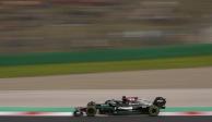 Lewis Hamilton, de Mercedes, conduce en el Gran Premio de Turquía de la Fórmula 1
