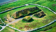 Los vikingos establecieron una base en L’Anse aux Meadows, Canadá.