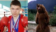 Boxeador pelea con oso para salvar a sus amigos