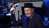Rubén Blades, ayer, al recibir el premio a Persona del Año.