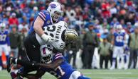 Una acción del duelo entre Buffalo Bills vs New Orleans Saints de la NFL