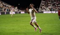 Rodolfo Pizarro festeja uno de sus goles de este año en la MLS con el Inter de Miami.