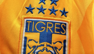 El escudo de Tigres, que es el actual campeón de la Liga MX