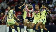 Chivas cayó ante América como visitante en el primer capítulo entre ambos en los cuartos de final de la Liga MX Femenil.