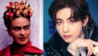 V de BTS confiesa que es fan de Frida Kahlo