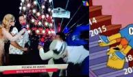 "El Capi" Pérez sufre estrepitosa caída en plena transmisión de Año Nuevo