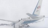 Tormenta invernal provocó cancelación de vuelos en EU.