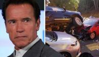 Arnold Schwarzenegger sufre devastador accidente automovilístico (VIDEO)