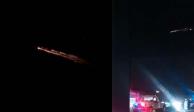 Usuarios en redes sociales compartieron imágenes y videos del supuesto meteorito