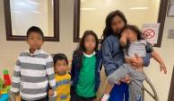 Menores migrantes rescatados por la Patrulla Fronteriza de Estados Unidos.