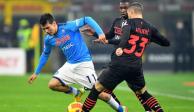 Napoli venció 1-0 al Milan el pasado 19 de diciembre en el enfrentamiento más reciente entre ambos clubes.