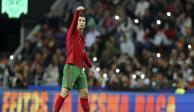 Cristiano Ronaldo, durante el juego eliminatorio entre Portugal y Macedonia del Norte, el pasado 29 de marzo.