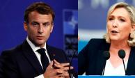 Va Macron a segunda ronda; disputará presidencia de nuevo con Le Pen