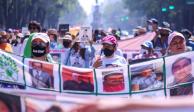 Madres de personas desaparecidas marchan en CDMX