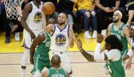 Una acción del Golden State Warriors vs Boston Celtics, Juego 1 de las NBA Finals en San Francisco.