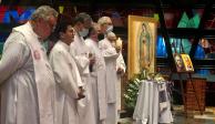 La noche de ayer ofrecieron una misa en honor a los sacerdotes jesuitas Joaquín César Mora y Javier Campos Morales, asesinados el día lunes en Cerocahui, Chihuahua (comunidad Tarahumara).