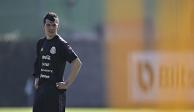El mexicano Hirving "Chucky" Lozano durante un entrenamiento con la Selección de México